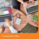 Western Digital WD MY Passport 2TB USB-C Grey Portable HDD