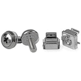 StarTech.com 50-Pack M5 12mm Screws, Square Hole Cage Nuts and Install