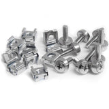 StarTech.com 50-Pack M5 12mm Screws, Square Hole Cage Nuts and Install