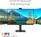 ASUS BE279QSK 27IN 1920 x 1080 FHD IPS Monitor with Webcam