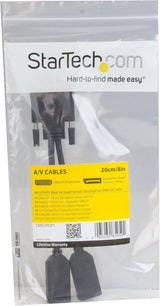 StarTech.com Câble en Y DMS-59 vers DisplayPort - 20 cm - DMS 59 vers 2X DP -