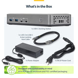 USBC Dock  2x DP  100W PD