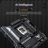 ASUS TUF Gaming B860M-PLUS WiFi B860 LGA 1851 mATX Motherboard, Intel