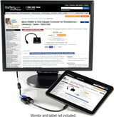 StarTech.com Micro HDMI to VGA Adapter Converter for Smartphones / Ult