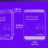 Western Digital 6TB WD Purple Surveillance Internal Hard Drive HDD - S