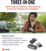 Haut-parleur de conférence portable personnel Bluetooth Poly Sync 20+ (Plantronics) -