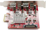 StarTech.com 4-Port USB PCIe Card - 10Gbps USB PCI Express Expansion C