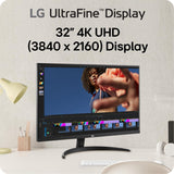 Moniteur LG 32UR500K-B Ultrafine 32 pouces 4K UHD HDR10, OnScreen Control