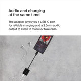 Belkin Rockstar™ audio 3,5 mm avec adaptateur de charge USB-C inclus, USB-C