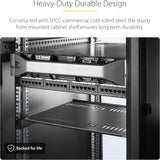 StarTech.com 2-Pack 1U Server Rack Shelf, Vented Rack Mount Cantilever