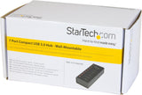StarTech.com Hub USB 3.0 à 7 ports - Boîtier en métal - Fixation sur bureau ou mur