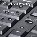 Kensington Pro Fit Ergonomic Wired Split Keyboard, Full Size, Built-in