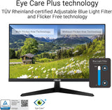 ASUS 27” 1080P Eye Care Monitor (VY279HGR) - Full HD, IPS, 120Hz, 1ms,
