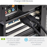 StarTech.com 4-Port USB 3.2 PCIe Card, 10Gbps, PCI Express