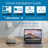 Station d'accueil Kensington AD220S3 USB-C, vidéo 4K triple, alimentation 85W
