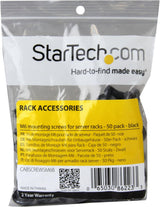 StarTech.com M6 Mounting Screws X 12mm for Server Rack and Cabinet, 50