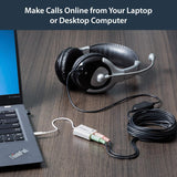 StarTech.com 4 Position Microphone and Headphone Splitter – 3.5 mm – 4
