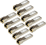StarTech.com 10 Pack HPE J8177C Compatible SFP Module - 1000BASE-T - S
