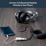 StarTech.com 4 Position Microphone and Headphone Splitter – 3.5 mm – 4