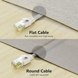 50ft Black Slim CAT6 Cable