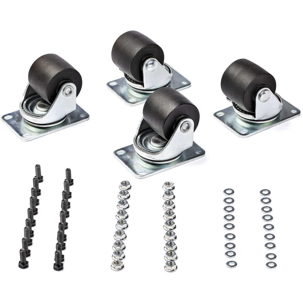 StarTech.com Heavy Duty Casters for Server Racks/Cabinets - Set of 4 U