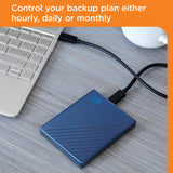 WD 2TB My Passport Ultra Bleu, Disque dur portable, HDD externe, incl