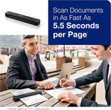 Epson WorkForce ES-50 Portable Sheet-fed Document Scanner for PC and M