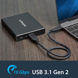 StarTech.com Dual-Slot Hard Drive Enclosure for M.2 SATA SSDs - USB 3.