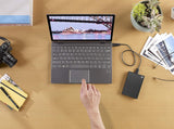 Seagate One Touch HDD with Password 5TB External Hard Drive – Black, f