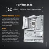 ASUS TUF Gaming B850-PRO WIFI7 W NEO AMD ATX Motherboard, 14+2+1 Power