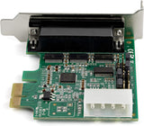 StarTech.com 4-Port PCI Express RS232 Serial Adapter Card - PCIe RS232