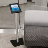 StarTech.com STNDTBLT1FS Lockable Floor Stand for iPad, Black, Silver,