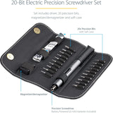 StarTech.com 20-Bit Electric Precision Screwdriver Set - Portable/Mini
