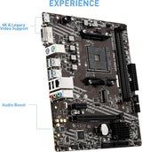 MSI A520M-A PRO Gaming Motherboard (AMD Ryzen 5000, AM4, DDR4, PCIe 3.