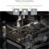 StarTech.com 5-Port USB PCIe Card, USB 3.2 10Gbps, PCI Express Card wi