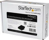 StarTech.com 2 Port Serial-to-IP Ethernet Device Server, RS232, Metal