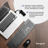 Targus 4-Port USB 3.0 Hub, Black (ACH124US)