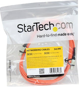 StarTech.com 3m Fiber Optic Cable - Multimode Duplex 50/125 - OFNP Ple