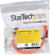 StarTech.com 3m Fiber Optic Cable - Multimode Duplex 50/125 - OFNP Ple