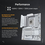 ASUS TUF Gaming X870-PRO WIFI7 W NEO AMD ATX Motherboard, 16+2+1 Power