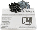 StarTech.com 12U 22-Inch Hinged Open Frame Rack Cabinet Wallmount Serv