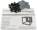 StarTech.com 12U 22-Inch Hinged Open Frame Rack Cabinet Wallmount Serv