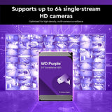 Western Digital 6TB WD Purple Surveillance Internal Hard Drive HDD - S