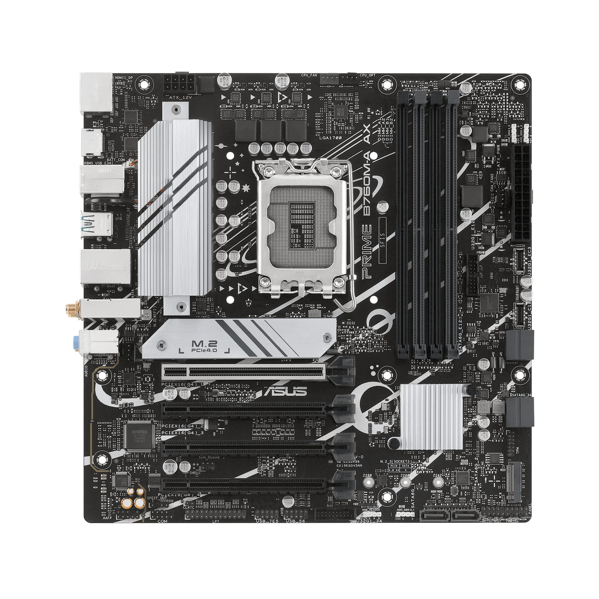 ASUS Prime B760M-A AX LGA 1700(Intel® 12th&13th Gen) microATX Motherbo