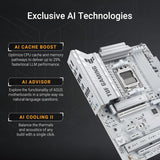ASUS TUF Gaming B850-PRO WIFI7 W NEO AMD ATX Motherboard, 14+2+1 Power