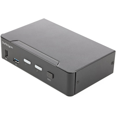 StarTech.com 2 Port HDMI KVM Switch - Single Monitor 4K 60Hz Ultra HD