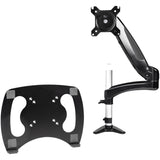 Bras articulé pour ordinateur portable sur support de bureau StarTech.com - Bras articulé à mouvement complet pour