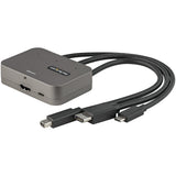 StarTech.com 3-in-1 Multiport to HDMI Adapter - 4K 60Hz USB-C, HDMI or
