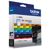 Cartouche d'encre noire Brother LC404BK – 750 pages