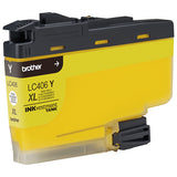 Brother LC406XLY Yellow High-Yield Ink Cartridge